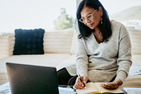 Woman on laptop